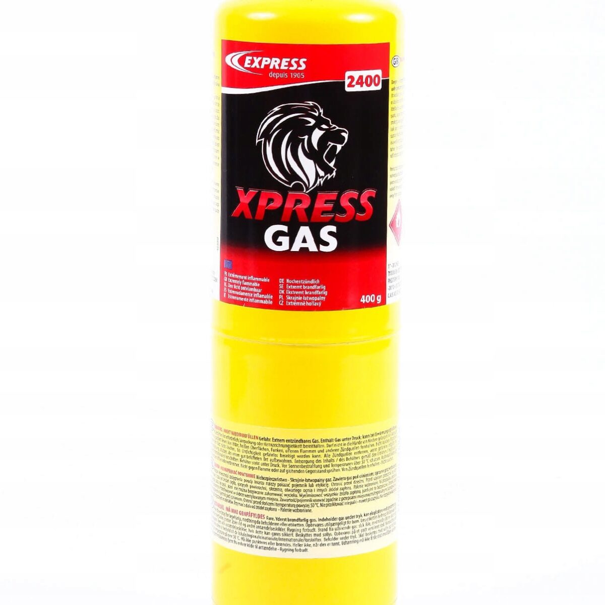 Butla jednorazowa z propylenem XPRESS GAS do lutowania, 400 g - EXPRESS VULCANE EX2400