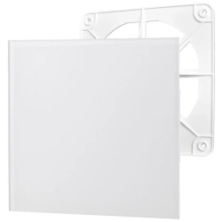 Zestaw: kratka wentylacyjna 150 mm + Panel abs biały połysk