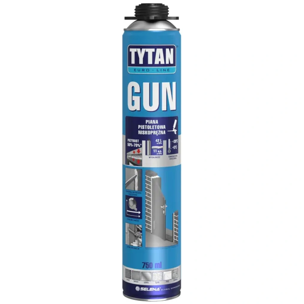 Piana pistoletowa montażowa 750 ml - TYTAN EUROLINE