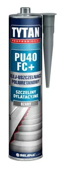 Uszczelniacz poliuretanowy szary 300 ml - TYTAN PU40 FC