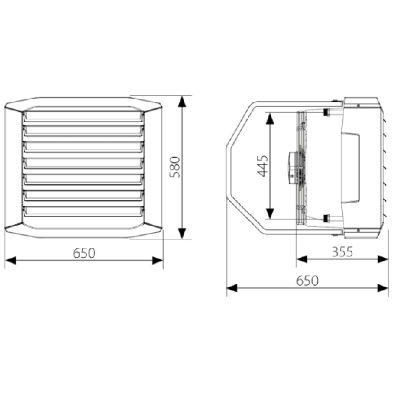 Nagrzewnica wodna 50,4 kW - FLOWAIR LEO L2