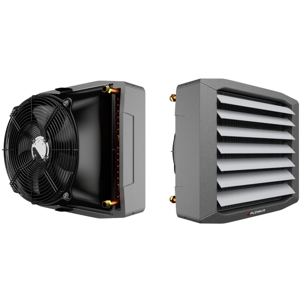 ZESTAW: Nagrzewnica wodna 32,7 kW - FLOWAIR LEO S3 + konsola montażowa + termostat