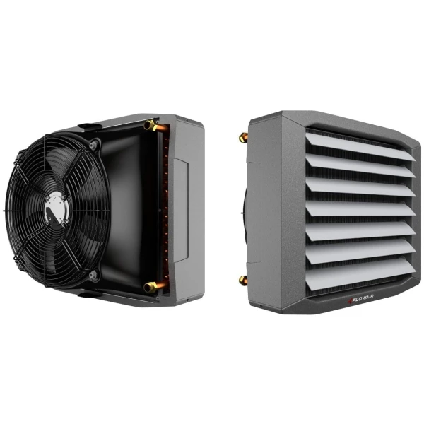 ZESTAW: Nagrzewnica wodna 32,7 kW - FLOWAIR LEO S3 + konsola montażowa + termostat