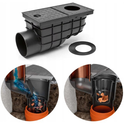 Boczny wpust kanalizacyjny D110 - CHUDEJ 325D/G