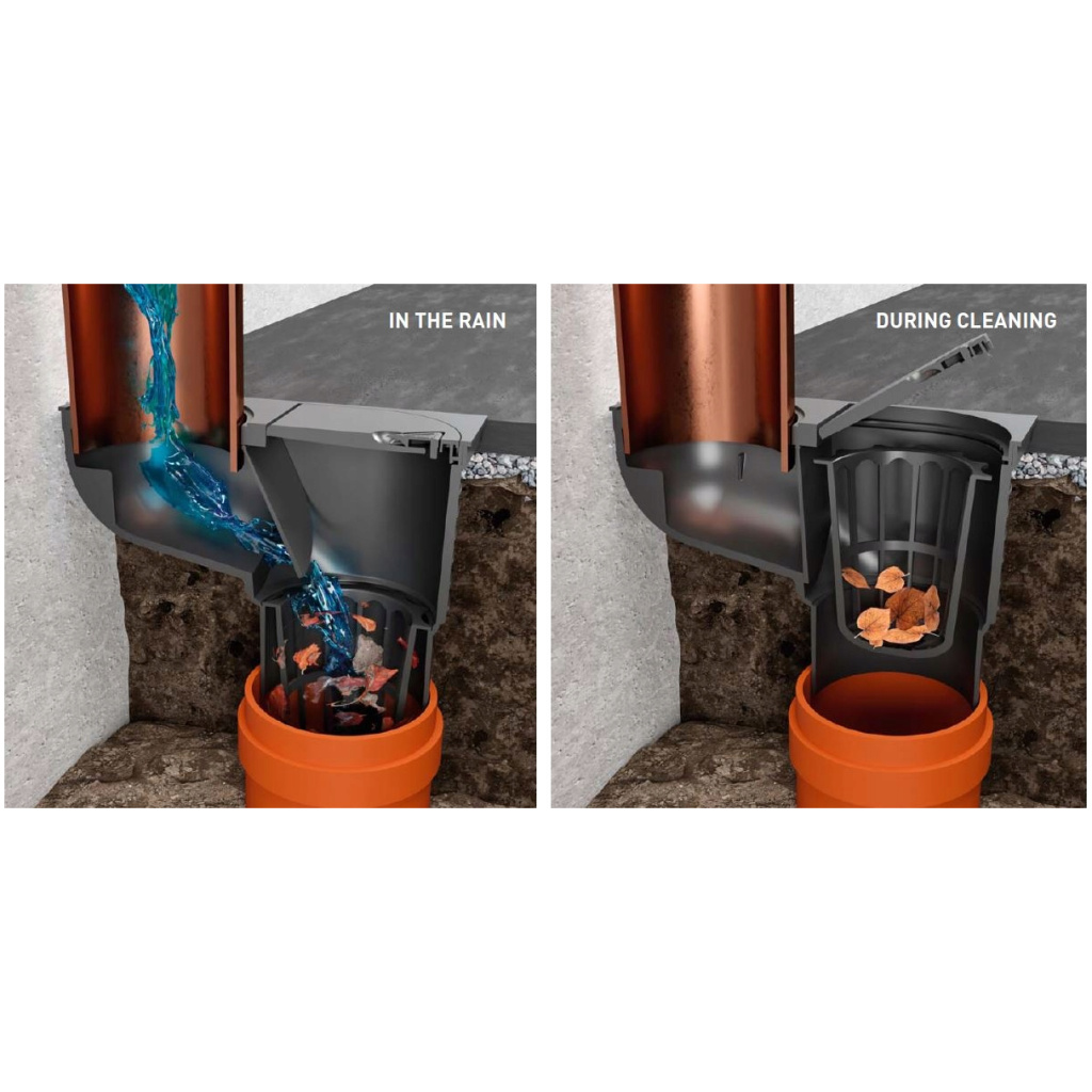 Boczny wpust kanalizacyjny D110 - CHUDEJ 325D/G