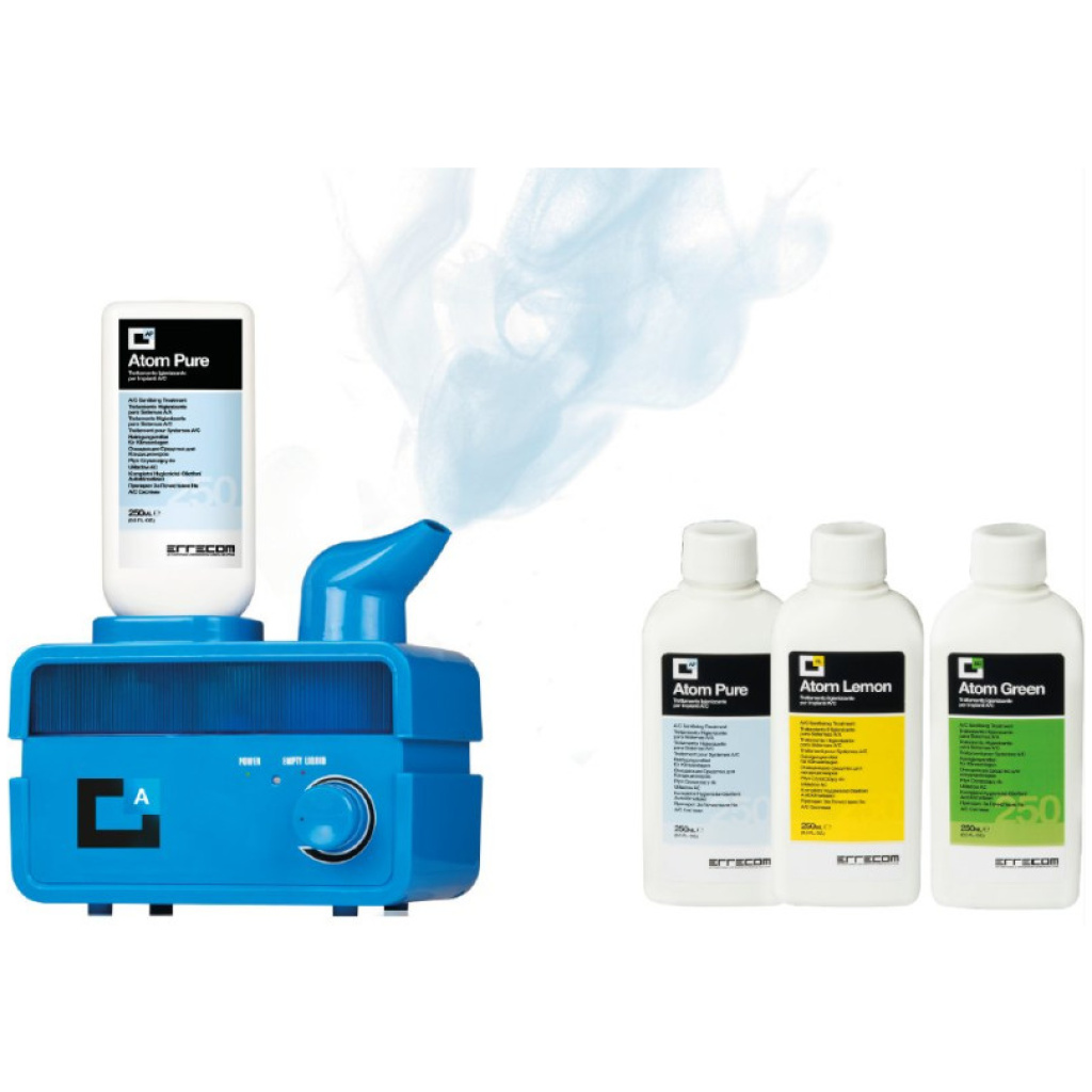 Urządzenie do odświeżania klimatyzacji z 48 szt. płynu 120 ml - ERRECOM Atom Machine