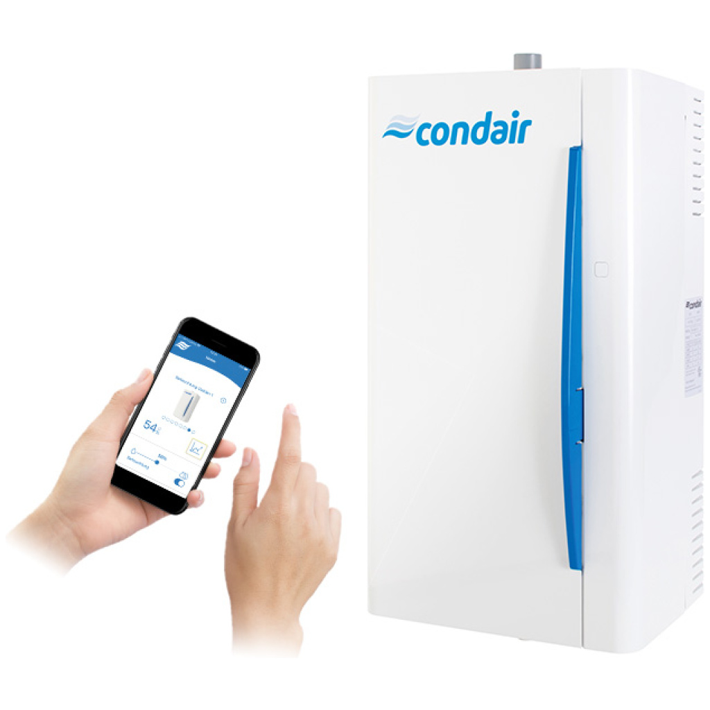 Kompaktowy nawliżacz parowy do wentylacji domowej - CONDAIR RH