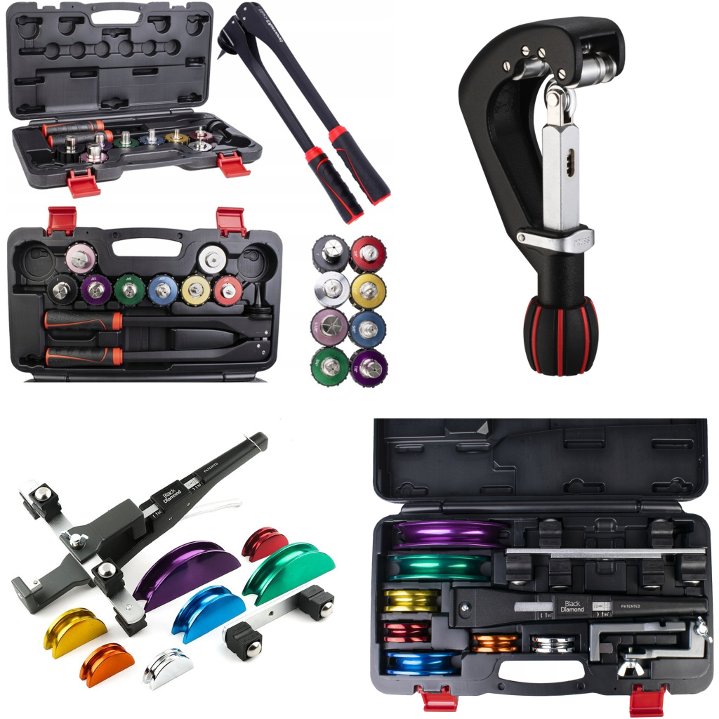 Zestaw Black Diamond: ekspander BLACK DIAMOND 13800 + giętarka BLACK DIAMOND 12999 + nóż do cięcia BLACK DIAMOND 11311