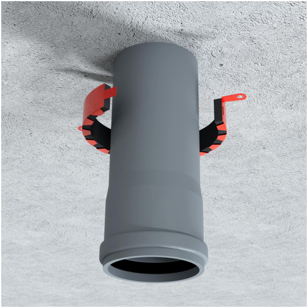 Kołnierz ogniochronny, zabezpieczenie PPOŻ 200 mm - Alfaseal INTU FR COLLAR