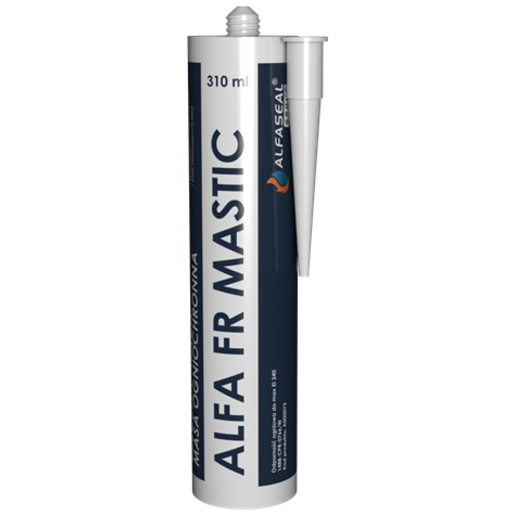 Masa ogniochronna, kartusz PPOŻ 310 ml - Alfaseal ALFA FR MASTIC