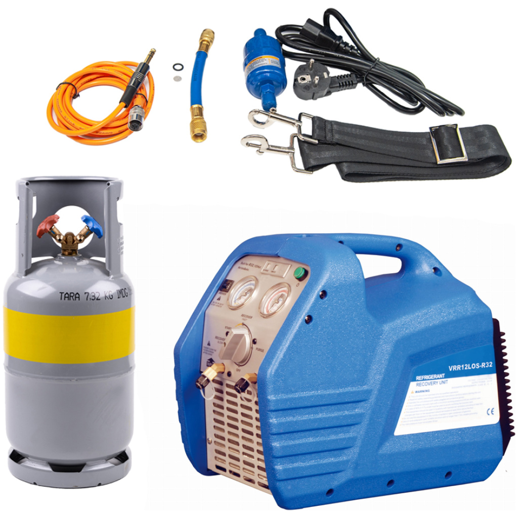 Stacja odzysku czynnika chłodniczego VALUE VRR12L-R32 z butlą