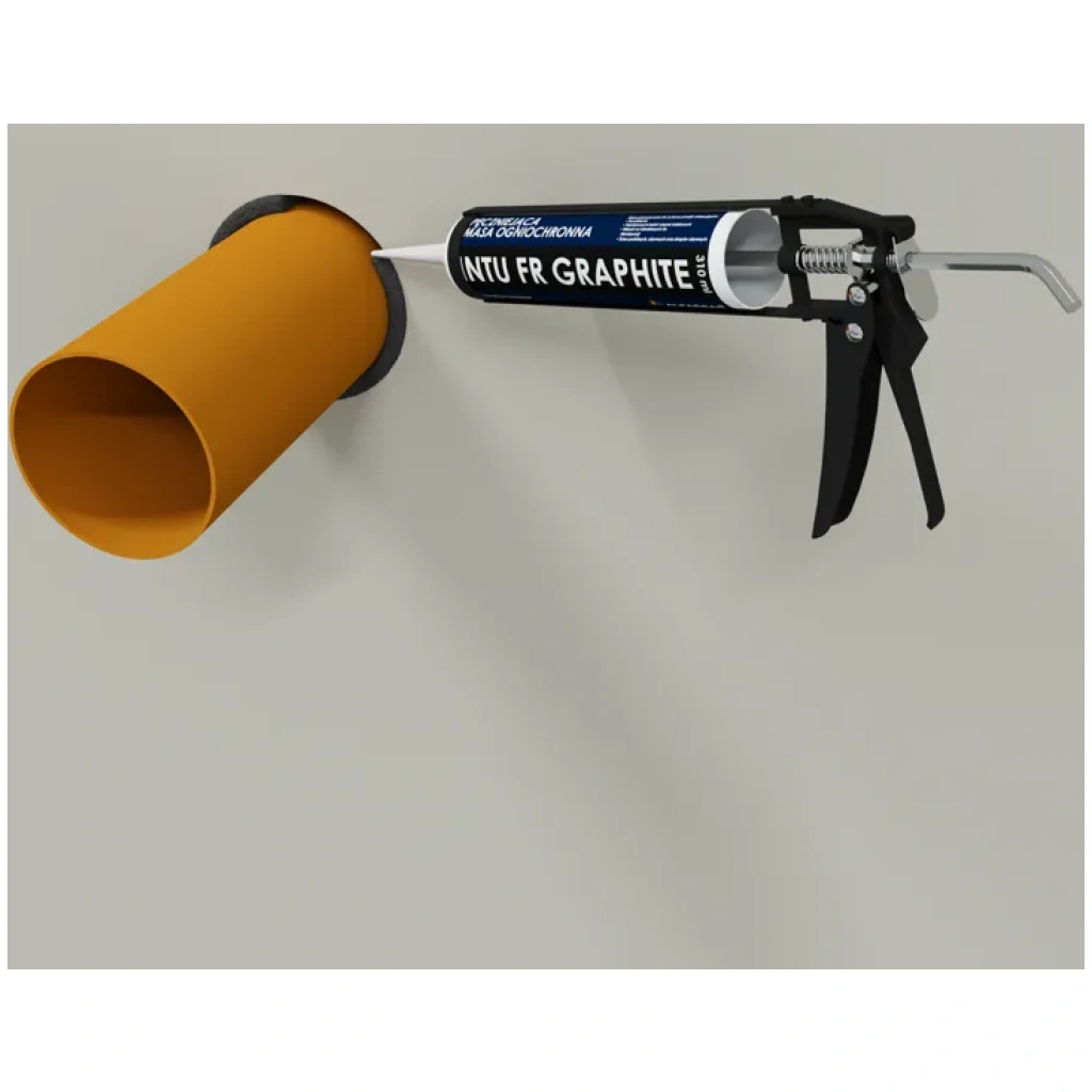 Masa ogniochronna, kartusz PPOŻ 310 ml - Alfaseal INTU FR GRAPHITE