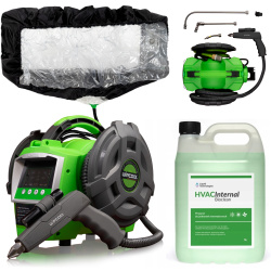 Zestaw do czyszczenia klimatyzacji: myjka WIPCOOL C30S + pokrowiec WPICOOL CSC-1 + płyn Bioclean