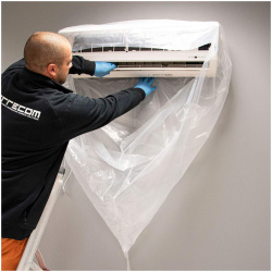 Zestaw: Myjka ciśnieniowa z parownicą - WIPCOOL C30S + 5 szt. Osłona do czyszczenia klimatyzatora ściennego - ERRECOM WALLY