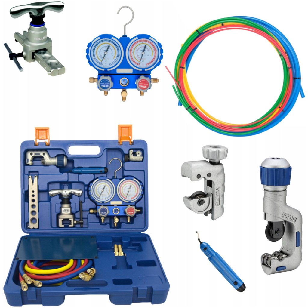 Zestaw: narzędzia Value - VTB-5B-II + Pręty do gięcia rur 4 m (zestaw 4 szt.) - YATO 21860