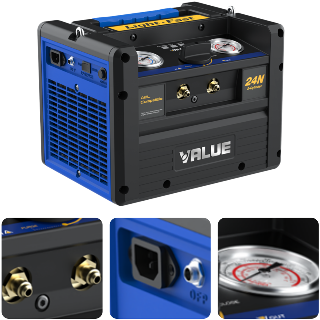 Stacja odzysku czynnika chłodniczego - VALUE VRR24N