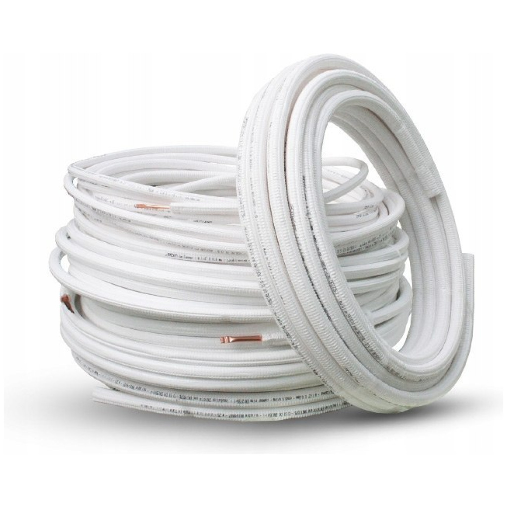 Rura miedziana w otulinie 3/8” 50 m.b. - ENTALPIA
