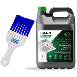 Preparat grzybobójczy Smart CleanAir+ 5 L do klimatyzatorów + Smart CleanAir Szczotka