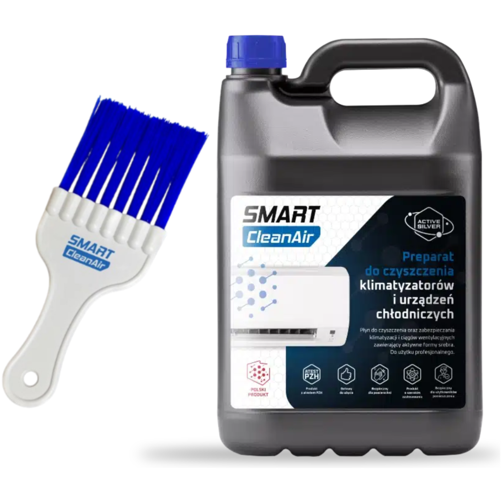 Środek do mycia klimatyzatorów Smart CleanAir 5 L + Smart CleanAir Szczotka