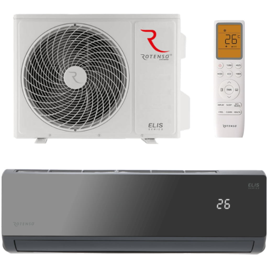 Klimatyzator ścienny 2,6 kW Split (komplet) - ROTENSO Elis 2,6 kW