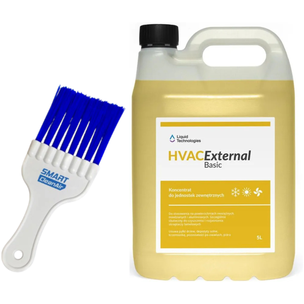 Koncentrat do czyszczenia klimatyzatorów (jedn.zewn.) HVAC External Basic 5 L + SmartCleanAir szczotka