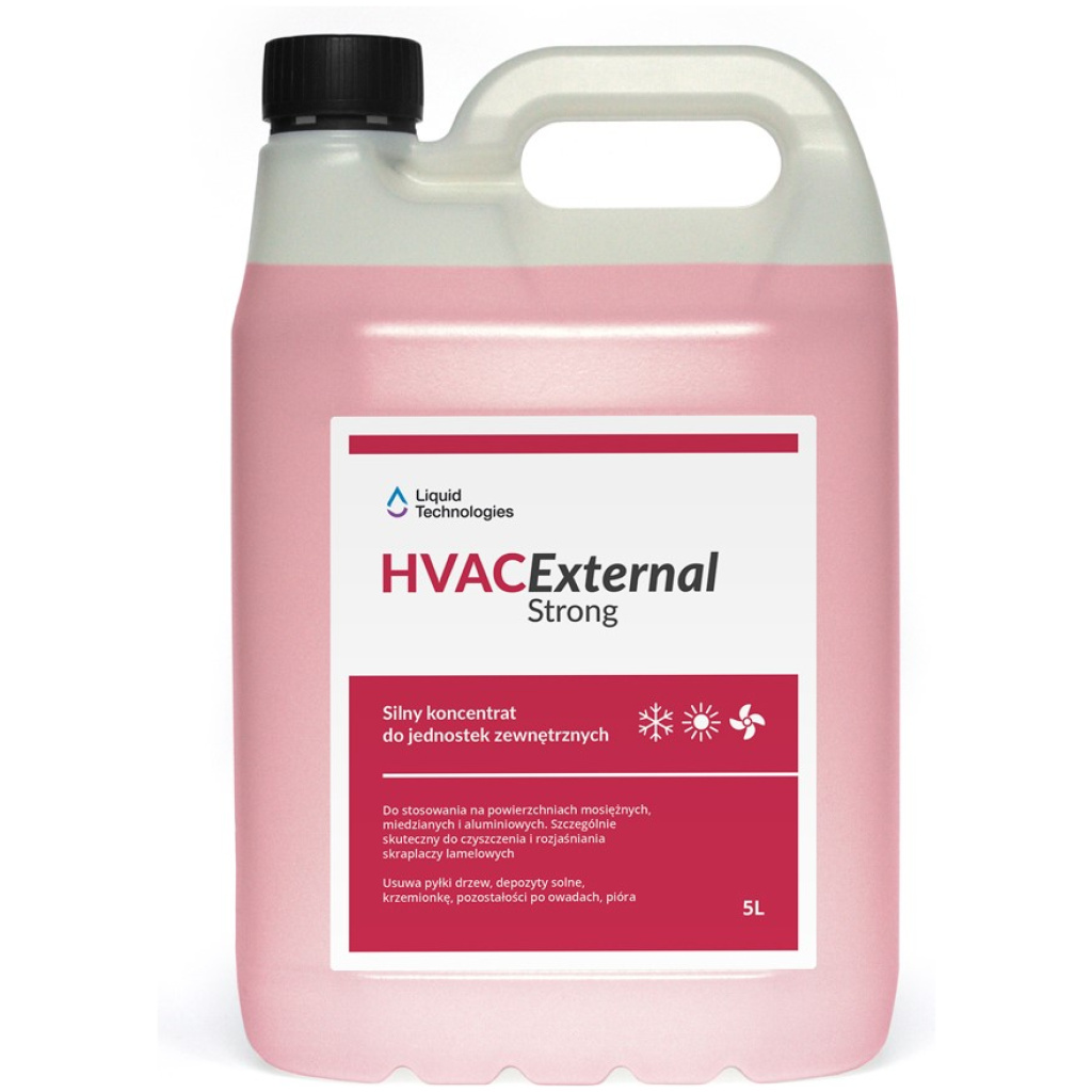 Koncentrat do czyszczenia klimatyzatorów (jedn.zewn.) HVAC External Strong 5 L + SmartCleanAir szczotka