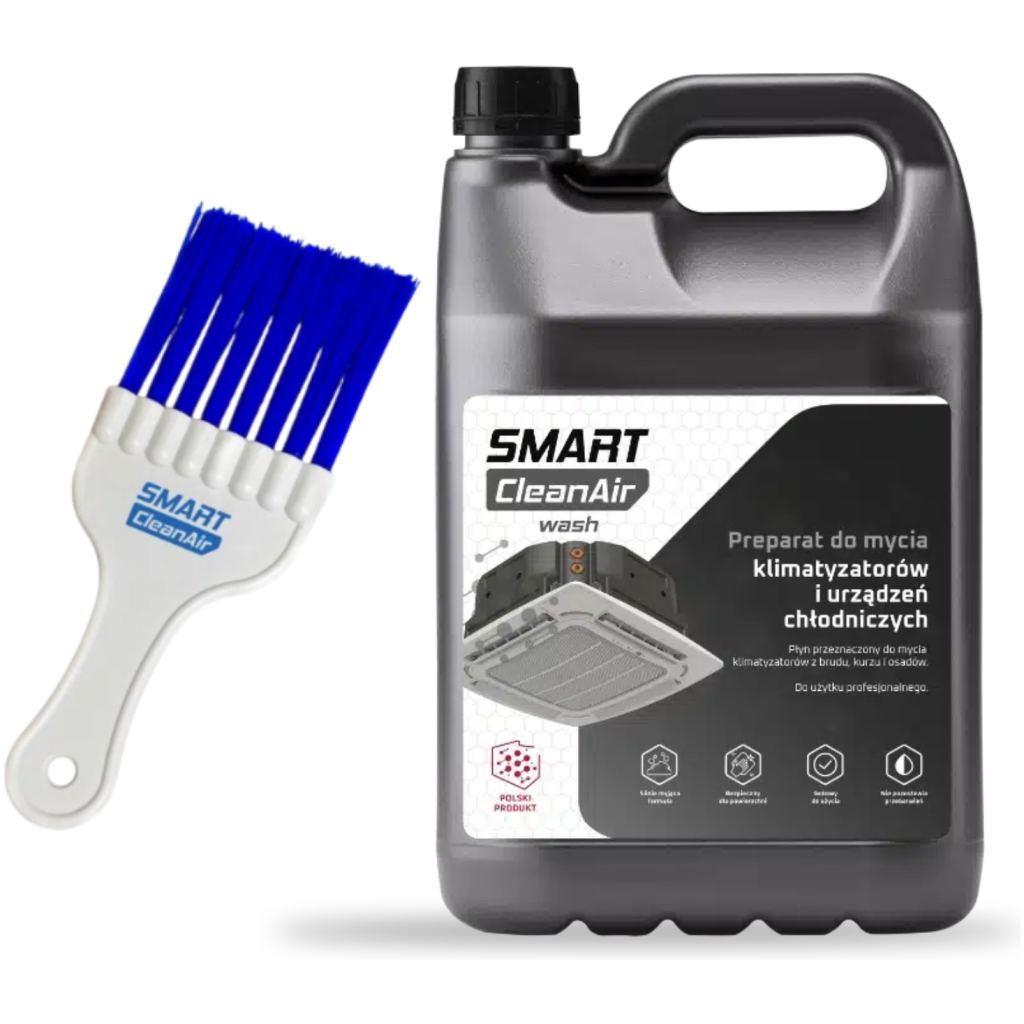 Środek do mycia klimatyzatorów Smart CleanAir Wash 5 L + Smart CleanAir Szczotka