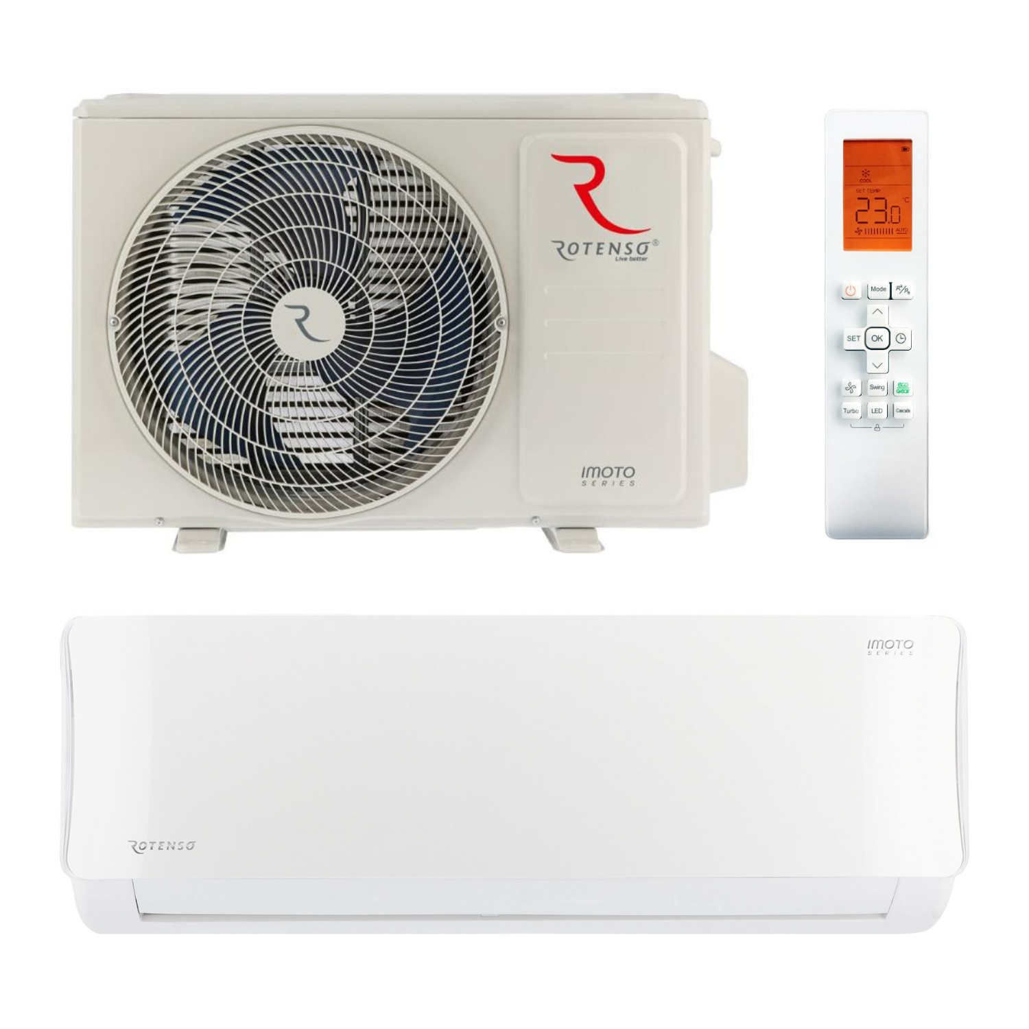 Klimatyzator ścienny 5,3 kW Split (komplet) - ROTENSO Imoto 5,3 kW Klimatyzator ścienny 5,3 kW Split (komplet) - ROTENSO Imoto 5,3 kW