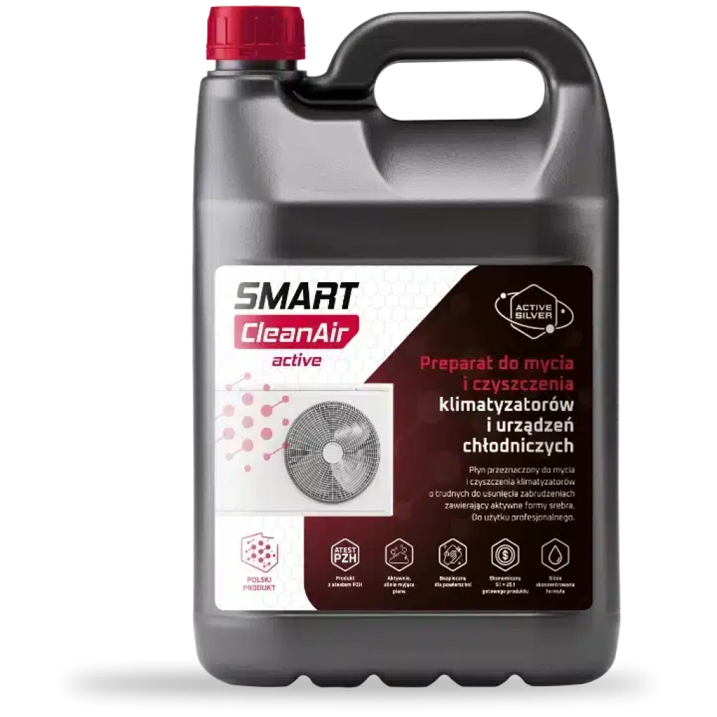 Koncentrat do mycia klimatyzatorów Smart CleanAir Activ 5 L (4:1) + Smart CleanAir Szczotka