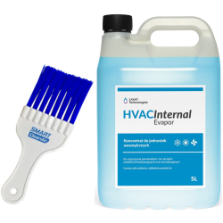 Koncentrat do czyszczenia klimatyzatorów (jedn.wewn.) HVAC Internal Evapor 5 L + SmartCleanAir szczotka