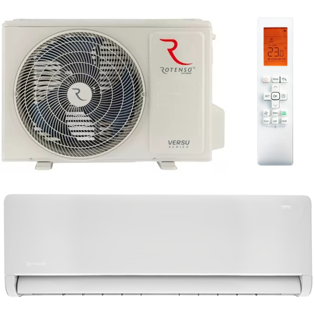 Klimatyzator ścienny 5,3 kW Split biały (komplet) - ROTENSO Versu Pure 5,3 kW