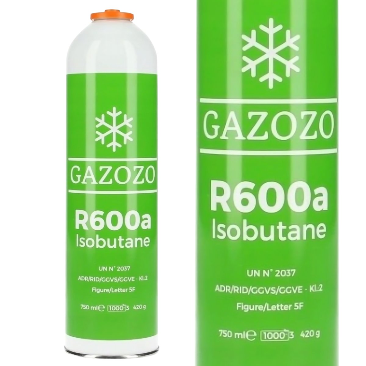Czynnik chłodniczy R600a IZOBUTAN GAZ 420 g 750 ml - GAZOZO Czynnik chłodniczy R600a IZOBUTAN GAZ 420 g 750 ml - GAZOZO