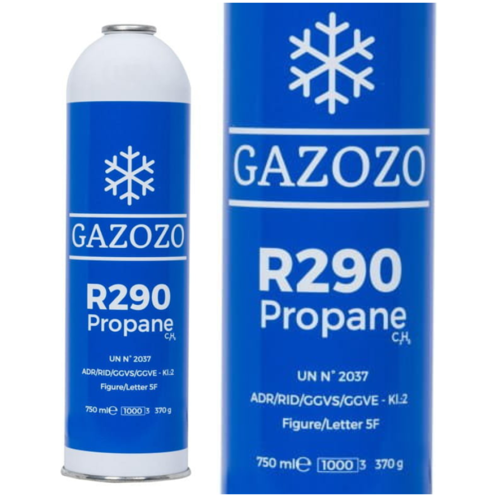 Czynnik chłodniczy R290 PROPAN GAZ 370 g 750 ml - GAZOZO