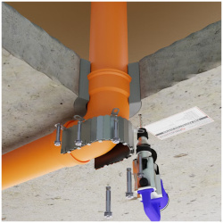 Kołnierz ogniochronny, zabezpieczenie PPOŻ (komplet) CCS-200 - Carboline CarboCollar S