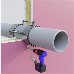 Kołnierz ogniochronny, zabezpieczenie PPOŻ na rurę 32 mm - Carboline CarboCollar CC