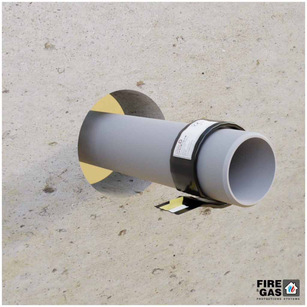 Opaska ogniochronna, zabezpieczenie PPOŻ 55 mm - Carboline CarboWrap