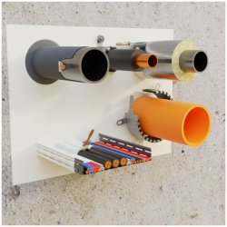 Płyta powlekana 1000 x 600 x 51,6 mm (2 szt.) - Carboline Flame Cabel Pasta A