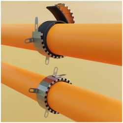 Kołnierz ogniochronny, zabezpieczenie PPOŻ (komplet) CCS-200 - Carboline CarboCollar S