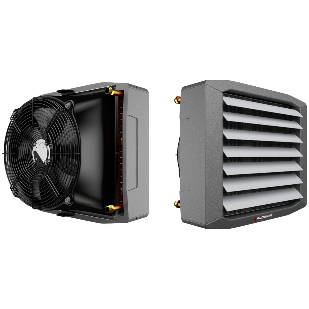 ZESTAW: Nagrzewnica wodna 65,2 kW LEO L3 + konsola montażowa + regulator - FLOWAIR