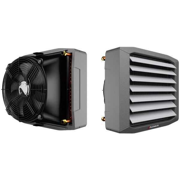 ZESTAW: Nagrzewnica wodna 65,2 kW LEO L3 + konsola montażowa + regulator - FLOWAIR