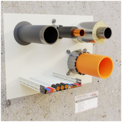 Płyta powlekana 1000 x 600 x 51,6 mm (2 szt.) - Carboline Flame Cabel Pasta A