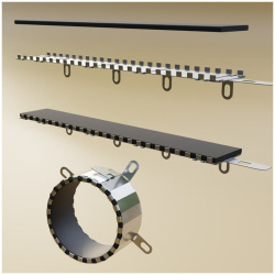 Kołnierz ogniochronny, zabezpieczenie PPOŻ (komplet) CCS-110 - Carboline CarboCollar S