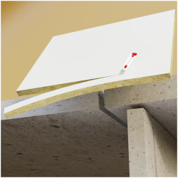 Płyta powlekana 1000 x 600 x 51,6 mm (2 szt.) - Carboline Flame Cabel Pasta A