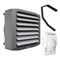 ZESTAW: Nagrzewnica wodna 65,2 kW LEO L3 + konsola montażowa + regulator - FLOWAIR