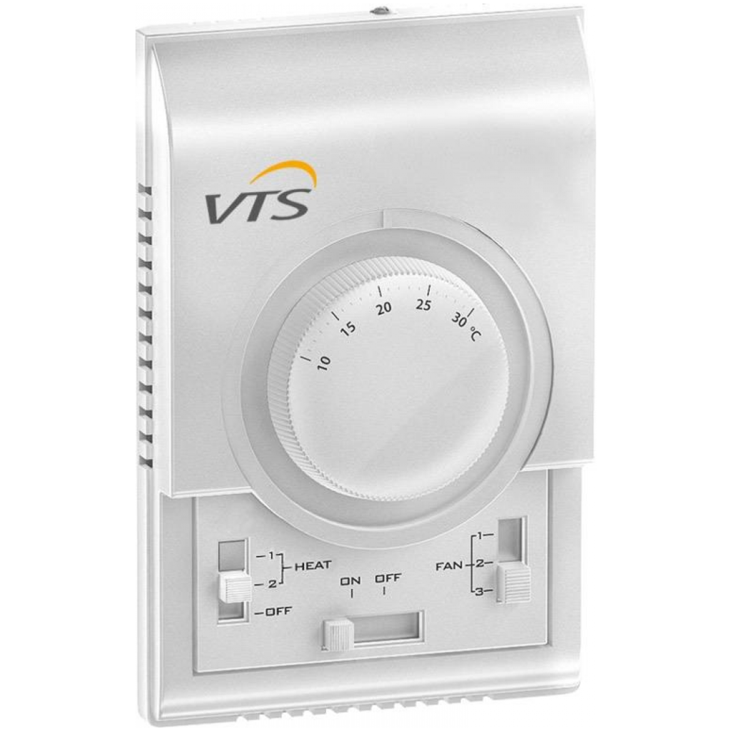Sterownik naścienny, regulator temperatury - VTS WING/VOLCANO TR110C-B AC