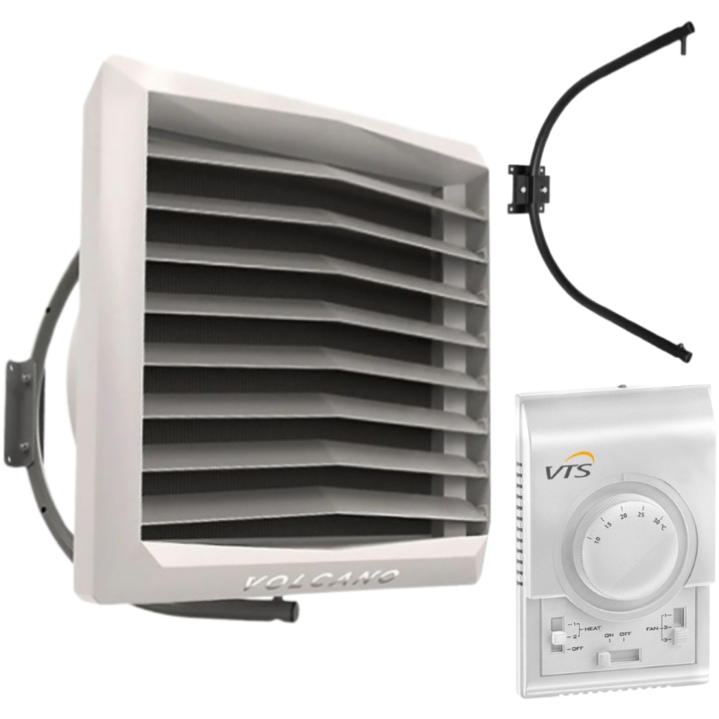 ZESTAW: Nagrzewnica wodna 20 kW VR MINI AC + sterownik TR110C-B AC - VTS