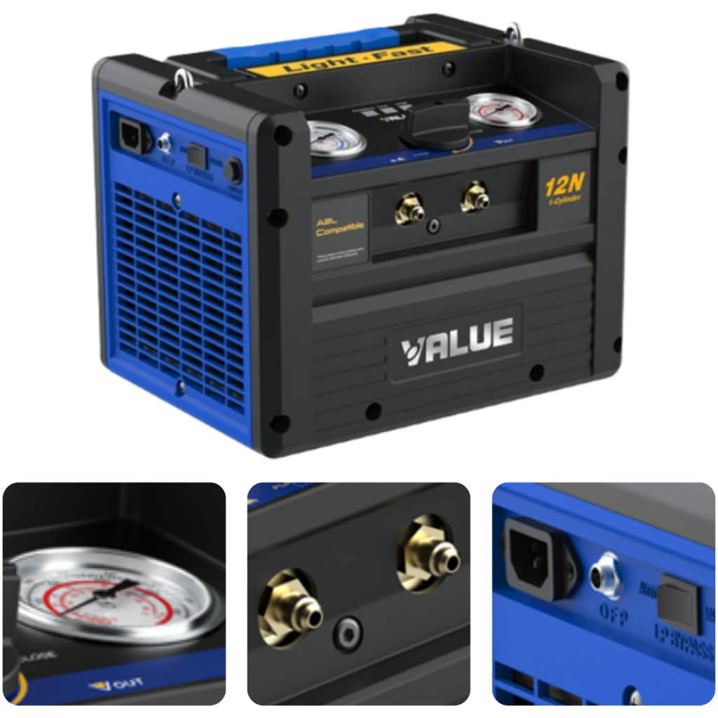 Stacja odzysku czynnika chłodniczego - VALUE VRR12N