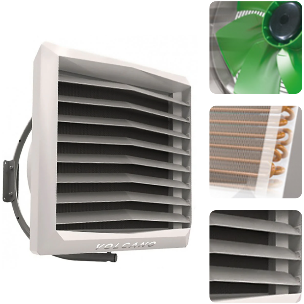 Nagrzewnica wodna 30 kW - VTS VOLCANO VR1 AC