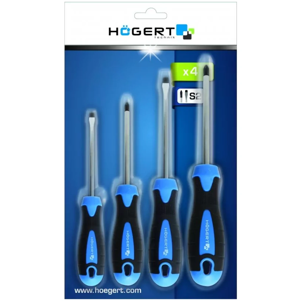 Wkrętaki zestaw 4 sztuki - HOEGERT HT1S094