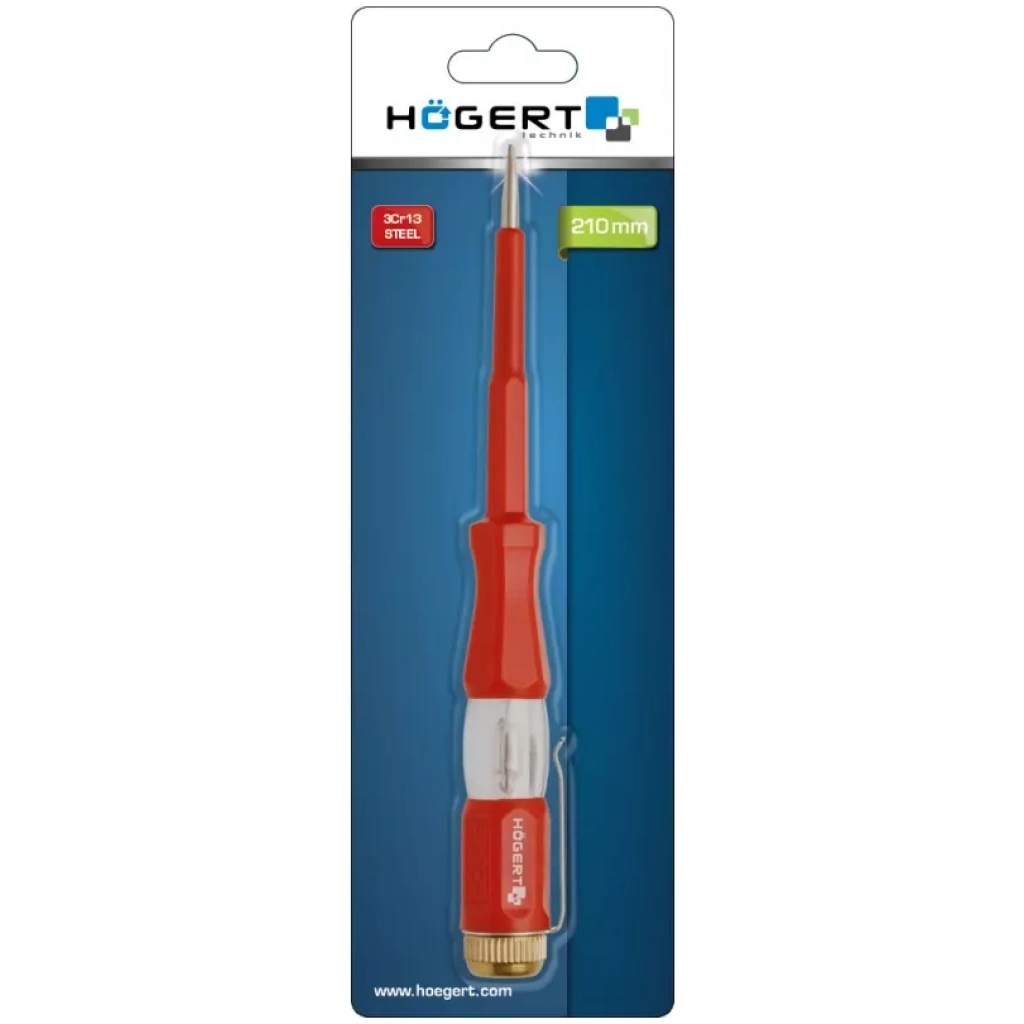 Próbnik napięcia 100-500V 140 mm - HOEGERT HT1S982